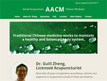 Tablet Screenshot of aacmclinic.com